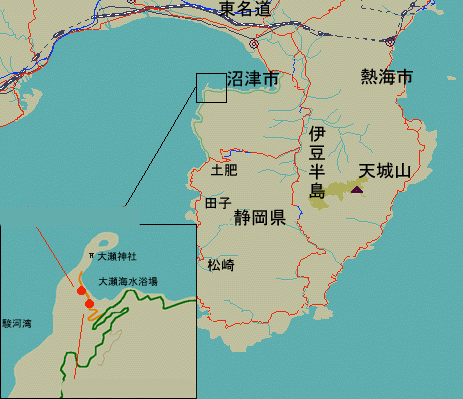 大瀬崎　地図